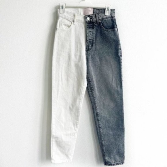 Revice Denim Split Color Jeans Size 26 - Picture 2 of 7
